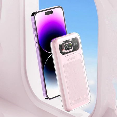 Acefast powerbank 10000mAh Sparkling Series fast charging 30W pink (M1)