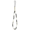 Guess zawieszka GUSTBCKH Phone Strap Heishi Beads czarno-biały/black-white