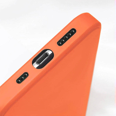 Card Case silicone wallet case with card holder documents for iPhone 12 Pro Max orange