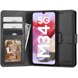 Schutzhülle SAMSUNG GALAXY M34 5G Tech-Protect Wallet schwarz