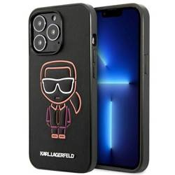 Original Case IPHONE 13 PRO MAX Karl Lagerfeld Hardcase Karl Ikonik Outline (KLHCP13XTUOK) multicolored