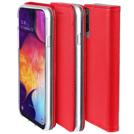 Etui XIAOMI REDMI NOTE 12S Portfel z Klapką Flip Magnet czerwone