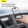 Baseus Wisdom induction charger car phone holder on the dashboard (suction cup) black