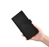 iCarer Wallet Case for Samsung Galaxy S23 Ultra leather case wallet black