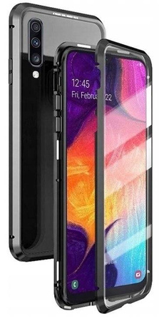 Etui SAMSUNG GALAXY S10 3w1 Double Magnetic 360 Aluminium i Szkło czarne