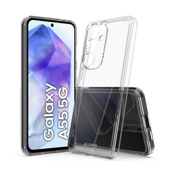 Crong Crystal Shield Cover - Etui Samsung Galaxy A55 5G (przezroczysty)