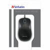 Verbatim Mysz optyczna Silent USB-A 1000 dpi czarny/black 49024