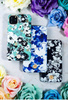 Kingxbar Blossom etui ozdobione oryginalnymi Kryształami Swarovskiego iPhone 11 Pro wielokolorowy (Gardenia)