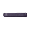 iCarer Case Leather Genuine Leather Case Cover for iPhone 14 Dark Purple (WMI14220705-DP) (MagSafe Compatible)