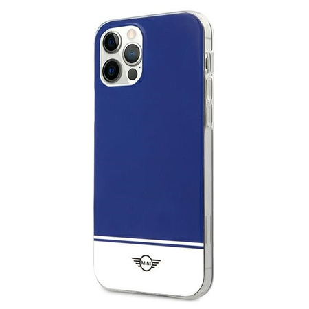 Mini MIHCP12LPCUBINA iPhone 12 Pro Max 6,7" granatowy/navy hard case Stripe Collection