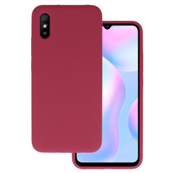 Silicone Lite Case do Xiaomi Redmi 9A bordowy