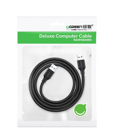 Ugreen kabel przewód USB 2.0 (męski) - USB 2.0 (męski) 1 m czarny (US128 10309)