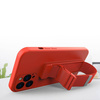 Rope case gel TPU airbag case cover with lanyard for Samsung Galaxy S21 Ultra 5G red