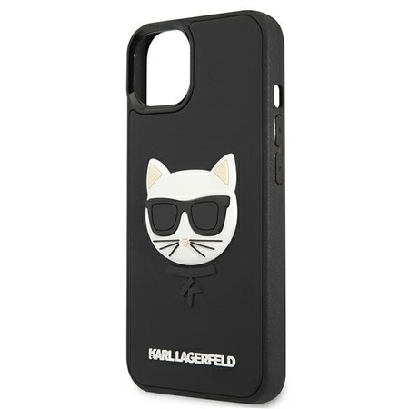 Karl Lagerfeld KLHCP13SCH3DBK 13 mini 5,4 &quot;black / black hardcase 3D Rubber Choupette