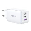 Ugreen CD244 65W USB-A / 2x USB-C GaN fast charger - white