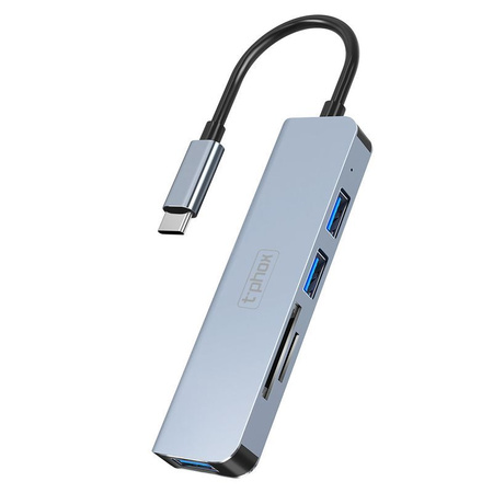 HUB T-PHOX TPH2041 5IN1 USB-C/HDMI USB3.0x1+USB2.0x1+HDMI 4K