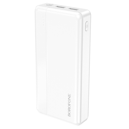 Borofone Power Bank 20000mAh BJ24A - 2xUSB - biały