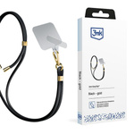 3MK EasyClip Black (gold) Smycz do telefonu