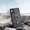 Nillkin CamShield Armor Pro Case iPhone 14 Hülle gepanzerte Abdeckung mit Kameraabdeckungsringständer blau