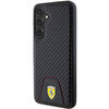 Oryginalne Etui FERRARI hardcase Carbon Stitched Bottom FEHCS24MN3PUK do Samsung Galaxy  S24 Plus Czarny