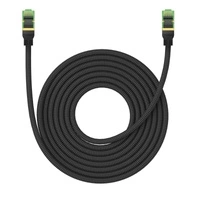 Baseus fast RJ45 cat. network cable. 8 40Gbps 8m braided black