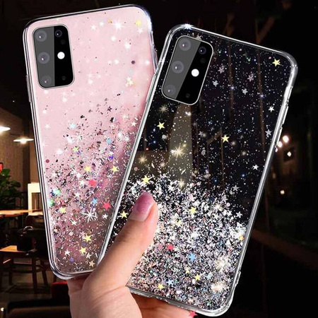 Case IPHONE 13 PRO Sequins Glue Glitter Case pink