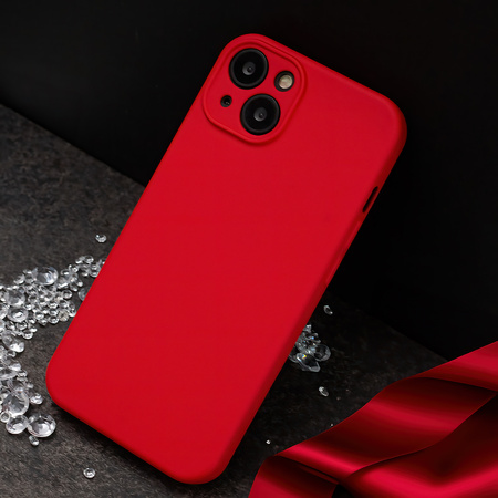 Nakładka Silicon do Motorola Moto G75 czerwona
