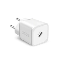 SBS TETRGAN1C20W 20W GaN Wall Charger with Power Delivery - White