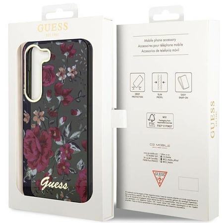 Guess GUHCS23SHCFWSA S23 S911 grün/kaki Hardcase Flower Collection