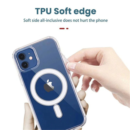 TEL PROTECT MagSilicone Case do Iphone 13 Przezroczysty