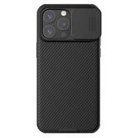 Pancerne etui Nillkin CamShield Pro Magnetic Case do iPhone 15 Pro Max z osłoną na aparat - czarne