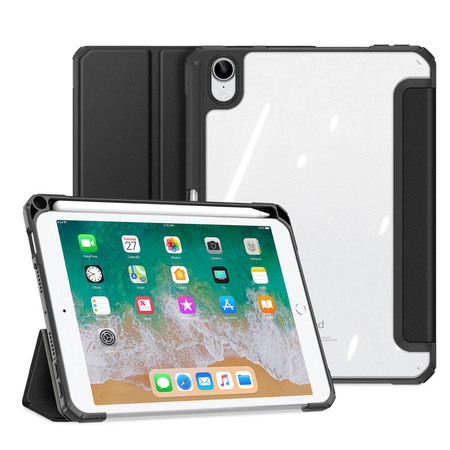 Dux Ducis Toby pancerne etui z klapką Smart Case do iPad mini 2021 z uchwytem na Apple Pencil czarny