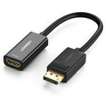 Ugreen przejściówka kabel przewód HDMI - DisplayPort 1080P 60Hz 12bit czarny (40362)