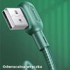 USAMS Kabel kątowy U57 MicroUSB 1,2m 2A zielony/green SJ458USB02 (US-SJ458)