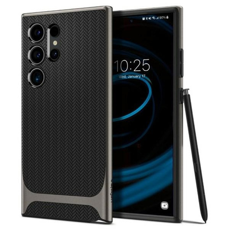 Spigen Neo Hybrid case for Samsung Galaxy S24 Ultra - metallic gray