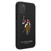 US Polo USHCP12MPUGFLBK iPhone 12/12 Pro 6,1" czarny/black Polo Embroidery Collection