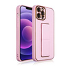 Neue Kickstand Case Hülle für iPhone 13 Pro mit Ständer Pink