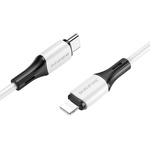 Borofone Kabel BX79 - Typ C na Lightning - PD 20W 1 metr biały