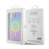 Original Case APPLE IPHONE 15 Guess Hardcase IML Iridescent MagSafe (GUHMP15SHITSU) purple