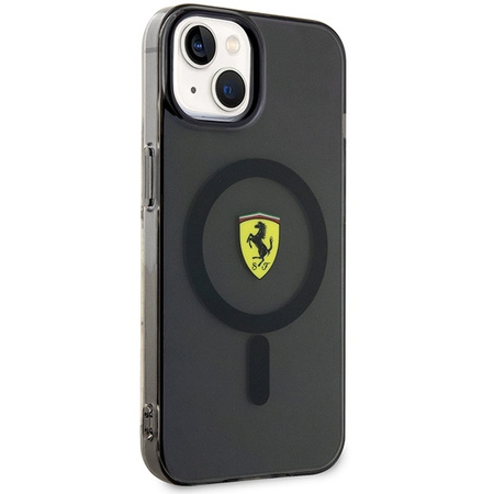 Ferrari FEHMP14MURKK iPhone 14 Plus 6.7" black/black hardcase Translucent Magsafe