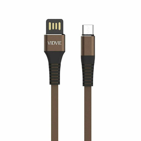 VIDVIE CB439 USB/Micro cable 2.4A, 1m brown