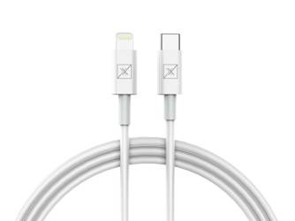 KABEL MX SHOCK 20W PD C/LIGHTNING WHITE/BIAŁY