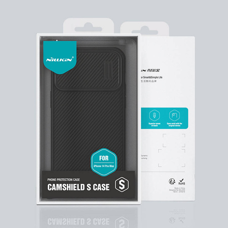 Nillkin CamShield S Case für iPhone 14 Pro Max gepanzerte Abdeckung Kameraabdeckung grün