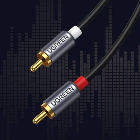 Ugreen kabel przewód audio dźwiękowy USB Typ C (męski) - 2RCA (męski) 1,5m szary (20193 CM451)