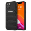 AMG AMHCP13SGSEBK iPhone 13 mini 5,4" czarny/black hardcase Leather Debossed Lines