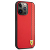 Ferrari FESAXHCP13XRE iPhone 13 Pro Max 6,7" czerwony/red hardcase On Track Carbon Stripe