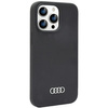 Audi Silikonhülle iPhone 14 Pro 6,1&quot; schwarz/schwarz Hardcase AU-LSRIP14P-Q3/D1-BK