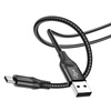 Borofone Kabel BX56 Delightful - USB na Typ C - 3A 1 metr czarny