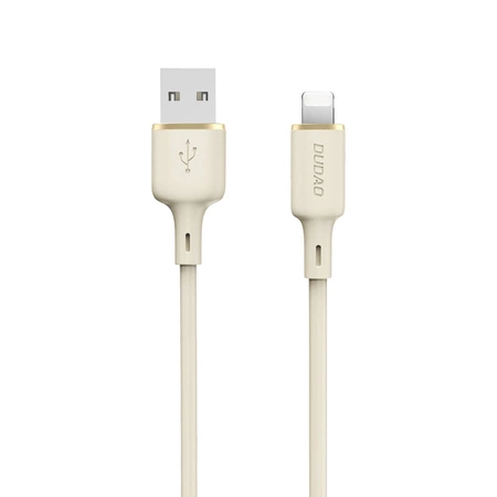 Kabel Dudao L7SL USB-A - Lightning 5A 1m - beżowy