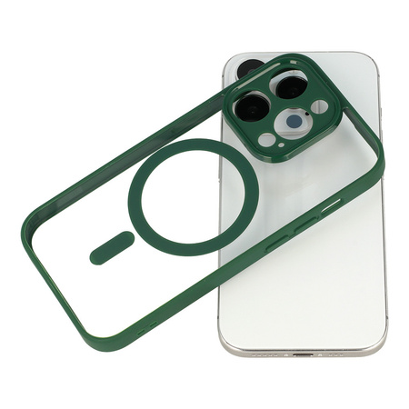 Acrylic Color Magsafe Case do Samsung Galaxy S24 FE zielony